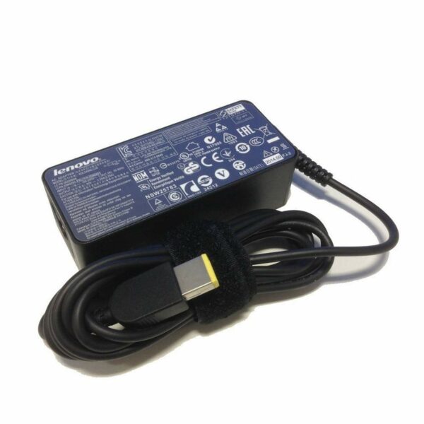 Lenovo 888014199 45W Laptop Adapter/Charger with Power Cord for Select Models of Lenovo (Slim Tip Rectangular pin)