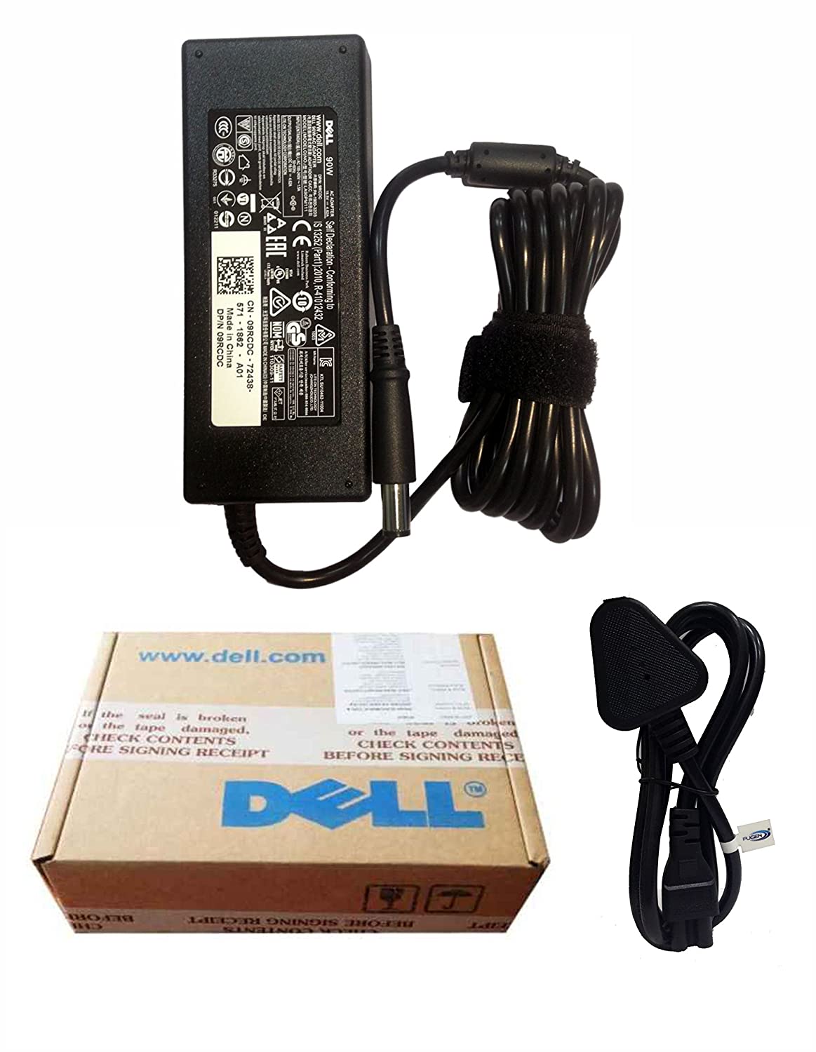 Dell Power Cable & Original Laptop Power Adapter Charger 90W    For Inspiron