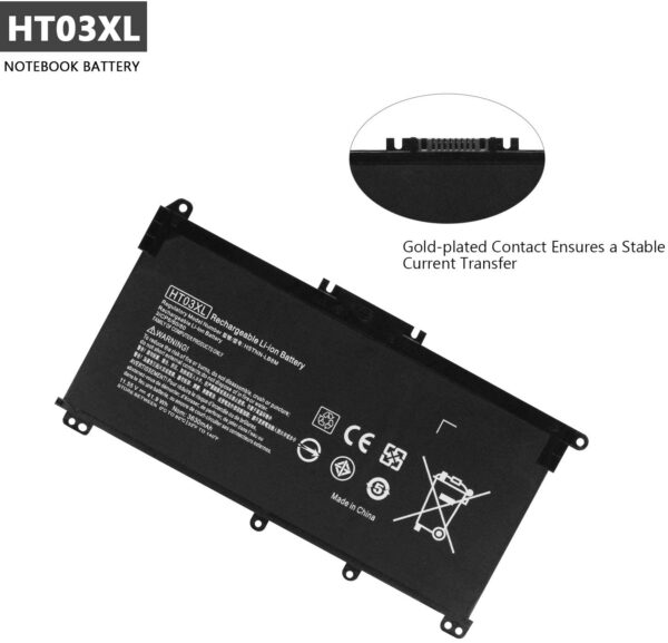 HP HT03XL battery for Pavilion X360 14-CD 14-CE 14-CF 14-CW, Pavilion 14-BF, 14-BK, 15-DA,15-CC, 15-CD, 15-CK