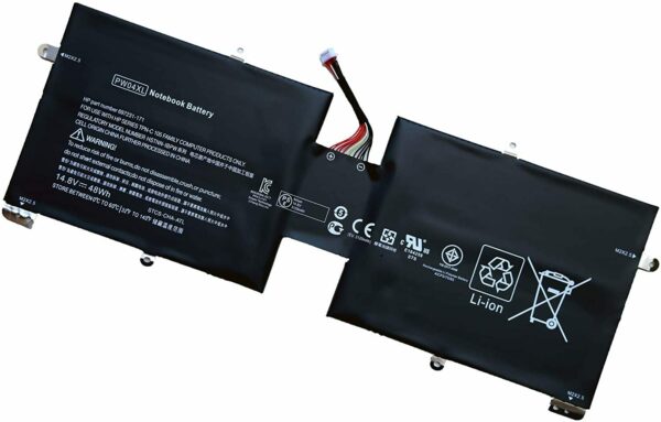 PW04XL Laptop Battery for HP Spectre XT TouchSmart 15-4000eg Ultrabook PWO4XL HSTNN-IBPW TPN-C105 697231-171 697311-001 14.8V 48Wh