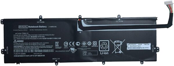 7.6V 33wh Original BV02XL Laptop Battery compatible with HP ENVY X2 Detachable 13 Series 775624-1C1 776621-001 HSTNN-IB6