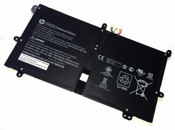 7.4V 21Wh Original DA02XL Laptop Battery for HP Envy X2 11.6" Inch Series Tablet PC Notebook TPN-P104 664399-1C1 694399-1B1 HSTNN-IB4C 694502-001