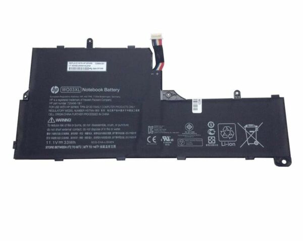 11.1V 33Wh Original WO03XL Laptop Battery Compatible with HP HSTNN-IB5I 725606-001 Split X2 13-G100 13-G190LA 13-M001TU