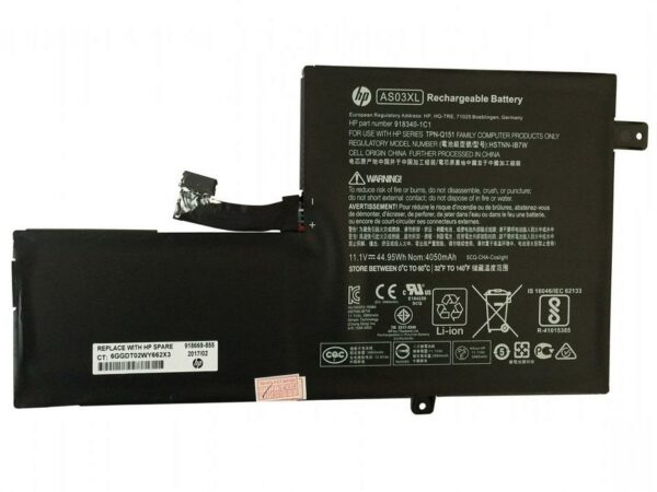 Genuine AS03XL Laptop battery for HP HSTNN-IB7W 918340-1C1 Choromebook 11 G5
