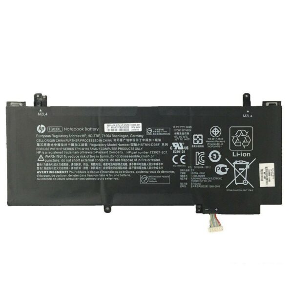 Original HP TG03XL 723996-001 NSTNN-DB5F Compatible with Notebook HP Split X2 13-g 13.3" 11.1V 32Wh Laptop Battery