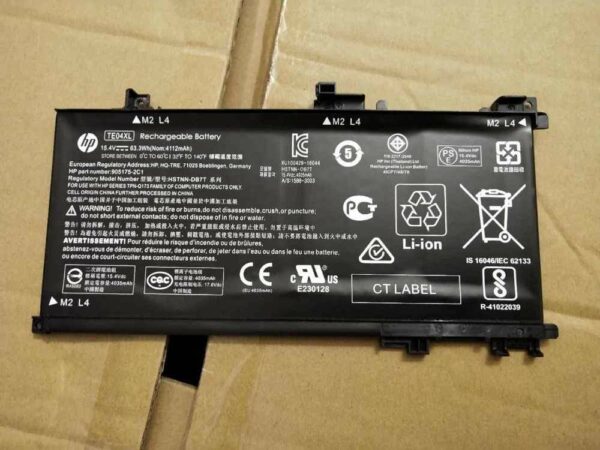 15.4V 63.3Wh TE04XL Laptop Battery For HP Omen 15-AX200 Series Pavilion 15-BC200NB 905175-2C1 905277-855 HSTNN-DB7T