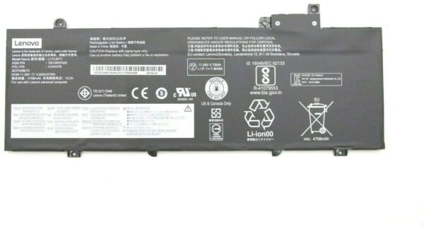 01AV480 Lenovo Thinkpad T480s 57Wh SB10K97622 Laptop Battery