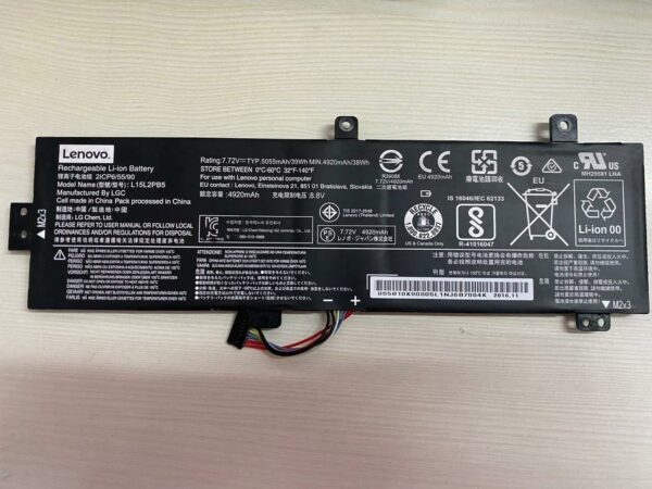 7.72V 39Wh Original L15M2PB5 L15L2PB5 Laptop Battery compatible with Lenovo IdeaPad 310 510-15ISK 5B10K87720 L15L2PB5