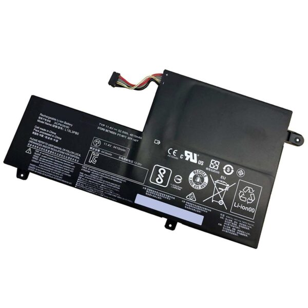 Original Laptop Battery For L15L3PB0/ L15M3PB0 L14M3P21 L14L3P21 for Lenovo Ideapad Flex 4-1470 [ 11.4V,52.5Wh]- Black