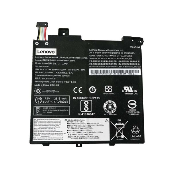 Original laptop battery for Lenovo L17L2PB1,L17M2PB1 V130-14IKB V330-14ARR