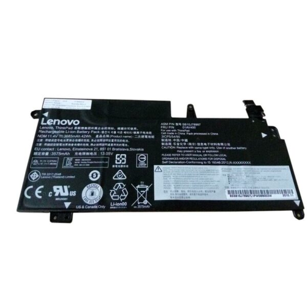 11.4V 3685mAh 42Wh Original 01AV400 01AV401 01AV435 01AV437 Laptop Battery compatible with Lenovo ThinkPad 13 20GL 13.3" SB10J78997
